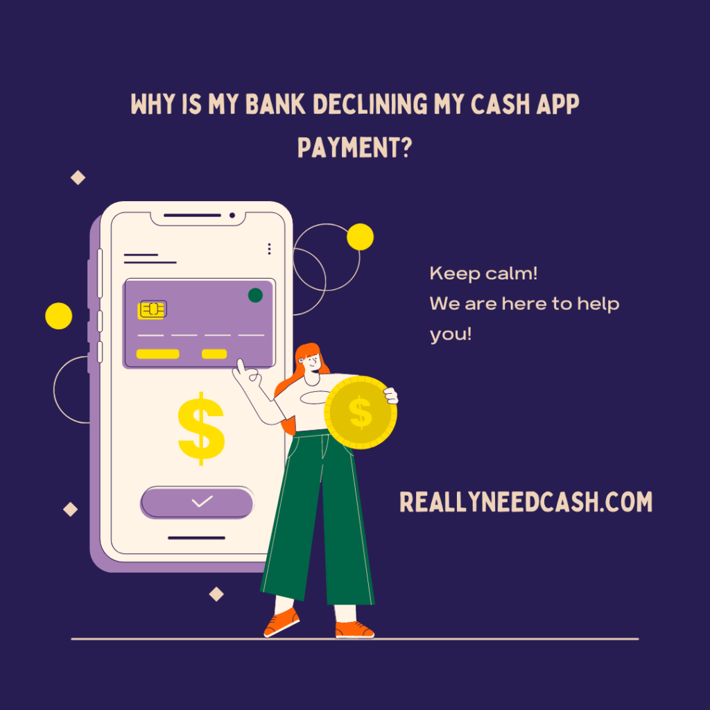 cash app declined by bank