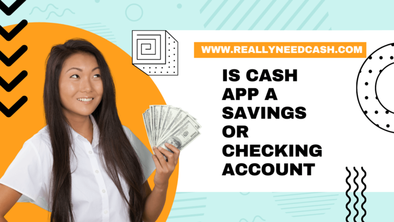 is cash app a savings or checking account