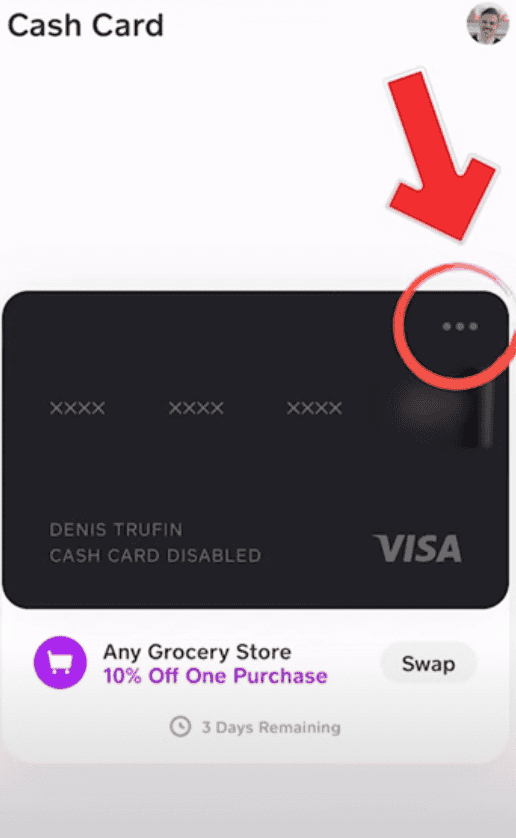 Tap the three dots in the upper right corner.