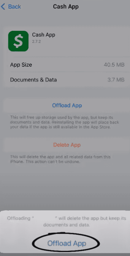 Clear App Cache