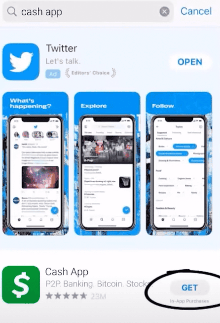 Reinstall the Cash App