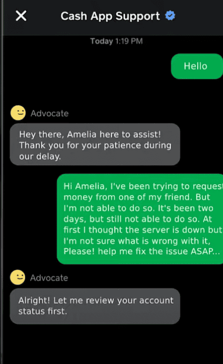 Contact Customer Support