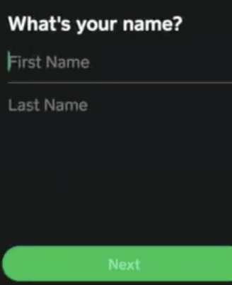Fill Out Personal Information