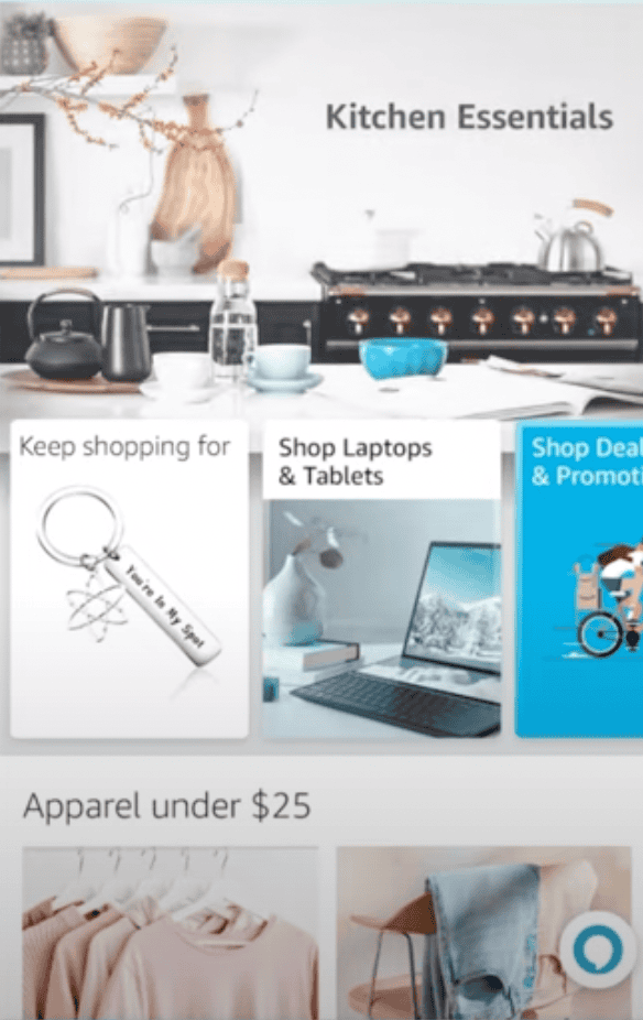 Go to Amazon App
