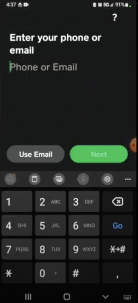 Enter your Phone Number/ Email