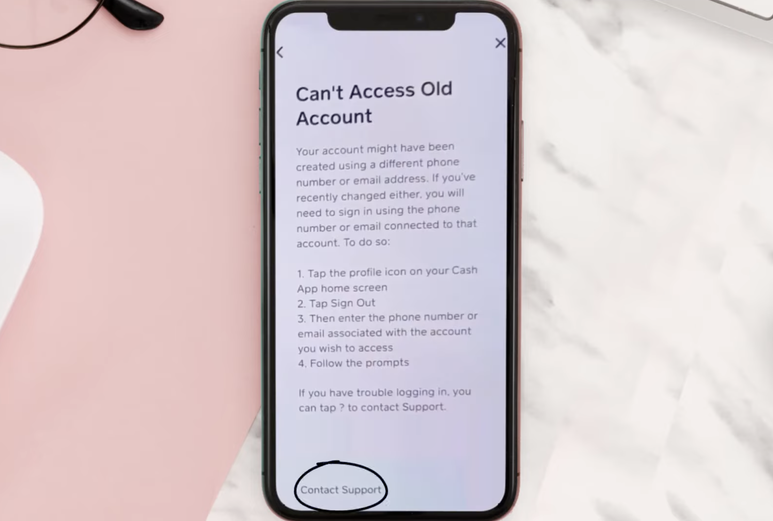 how to recover cash app without phone number