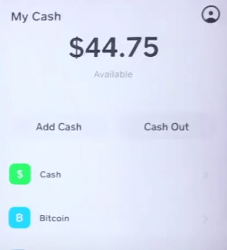 Tap on the "My Cash" tab
