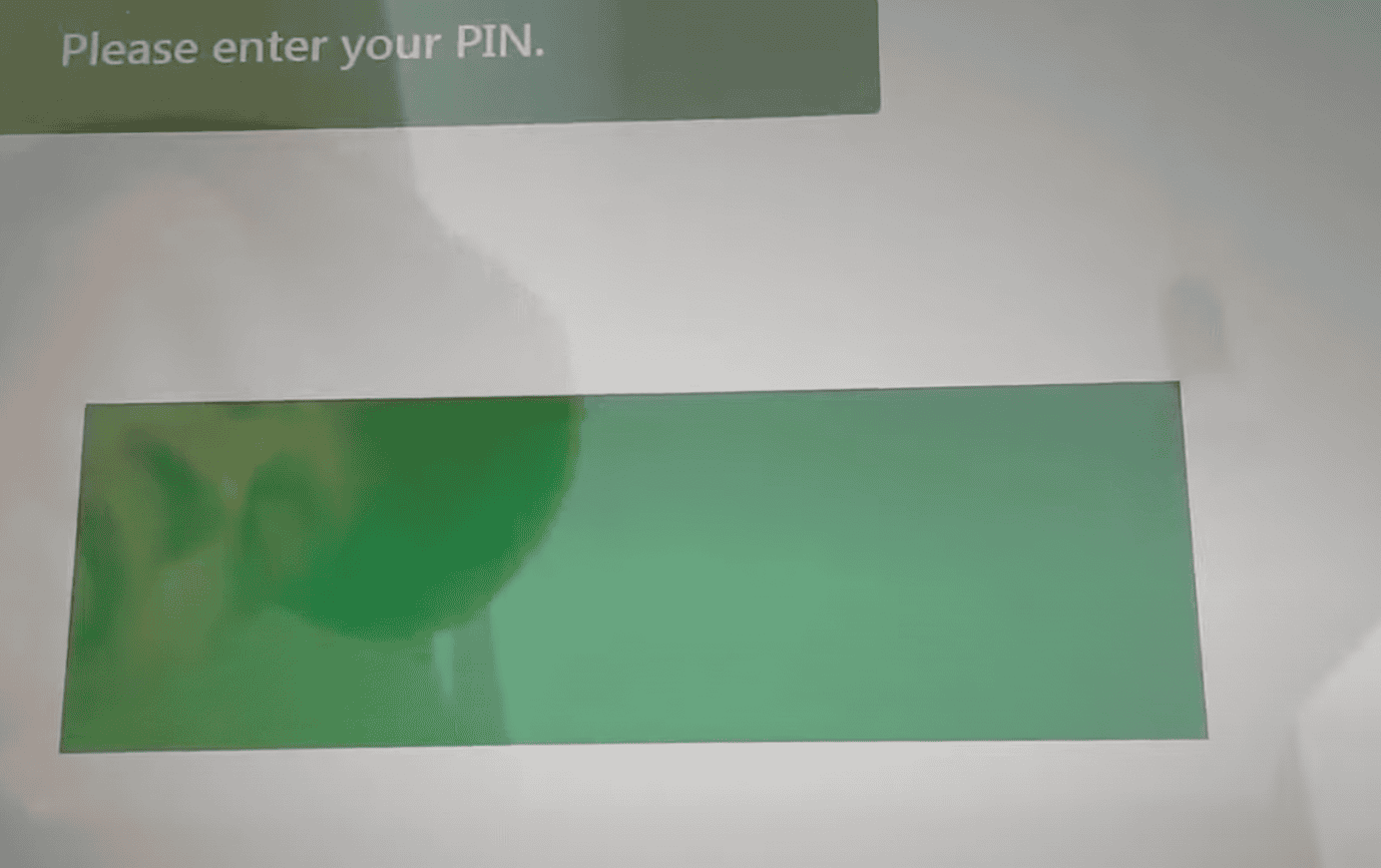 Enter the Pin