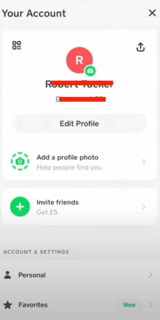 Go to Profile