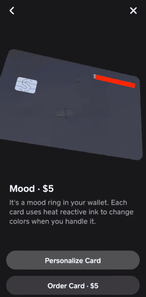 Customize your card