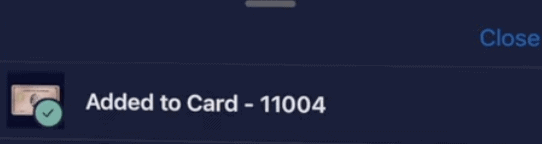 American Express Card Successfully Added