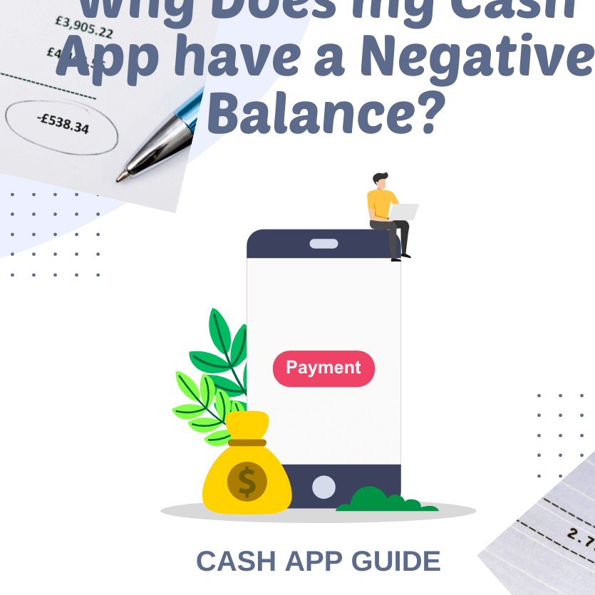 why does my cash app have a negative balance